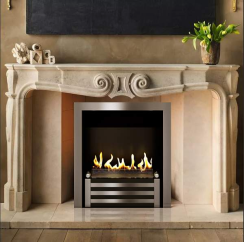 Биокамин в мраморном портале Firezo Sorpresa, стандарт