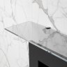 Стеклянная полка для биокамина Opti white 1400 фото 4